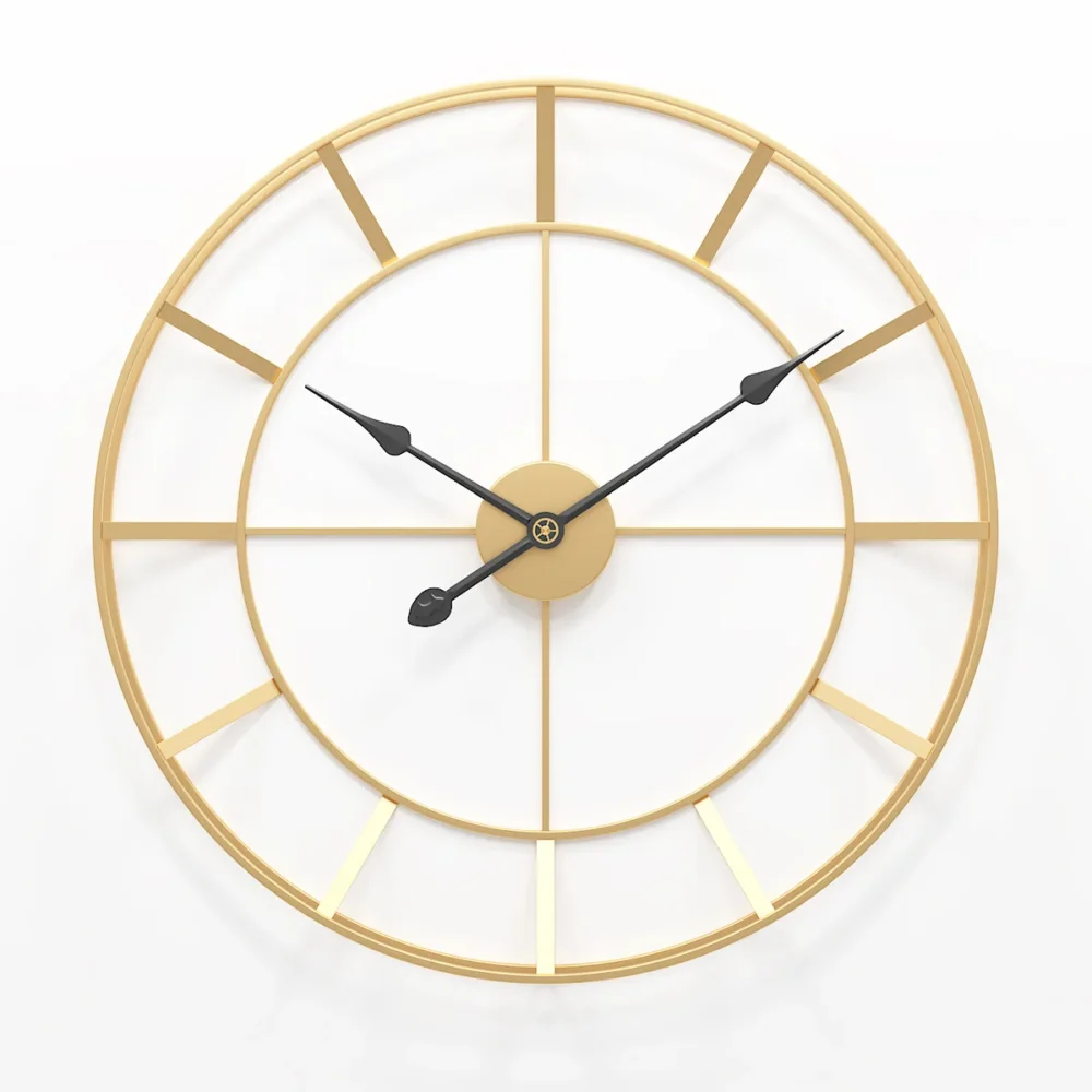 Minimalist Iron Wall Clock - Image 4