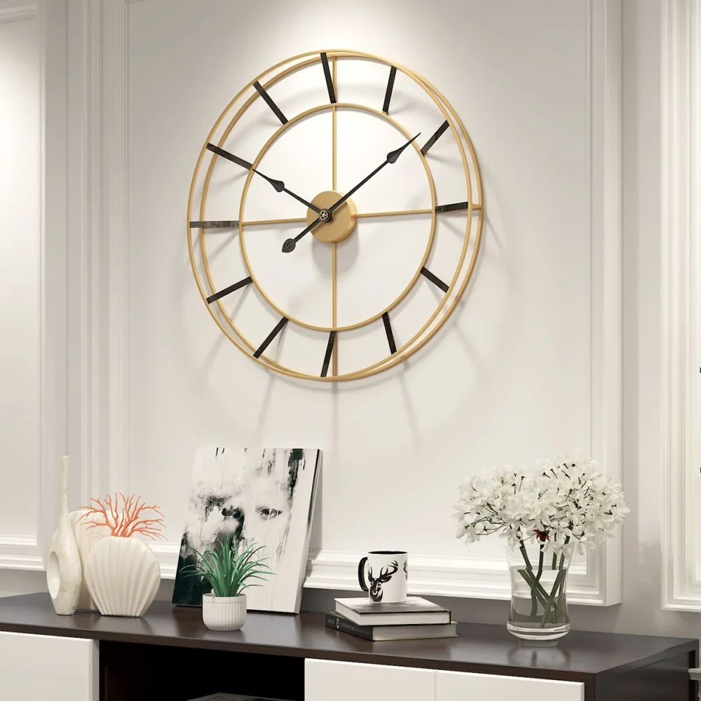 Minimalist Iron Wall Clock - Image 6