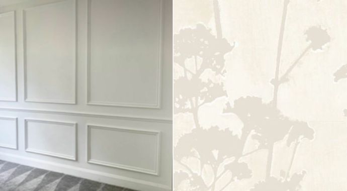 Consider Wall Treatment for living room designing