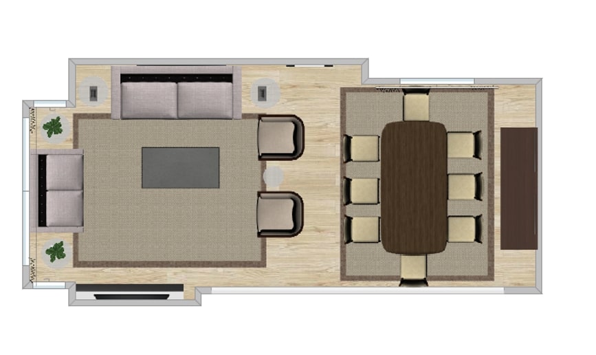 Living room design layout