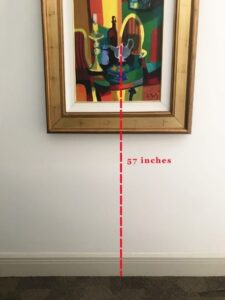 art in living room design idea