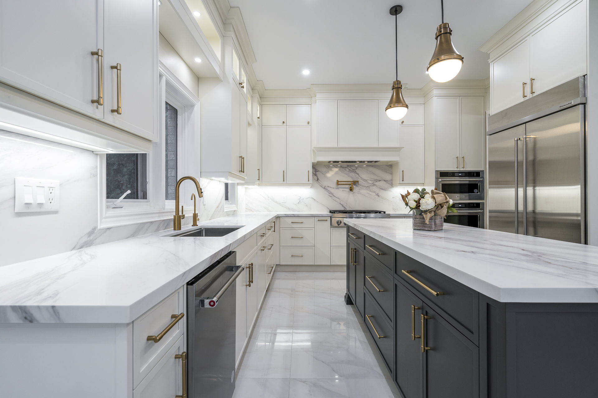 Kitchen interior design and view