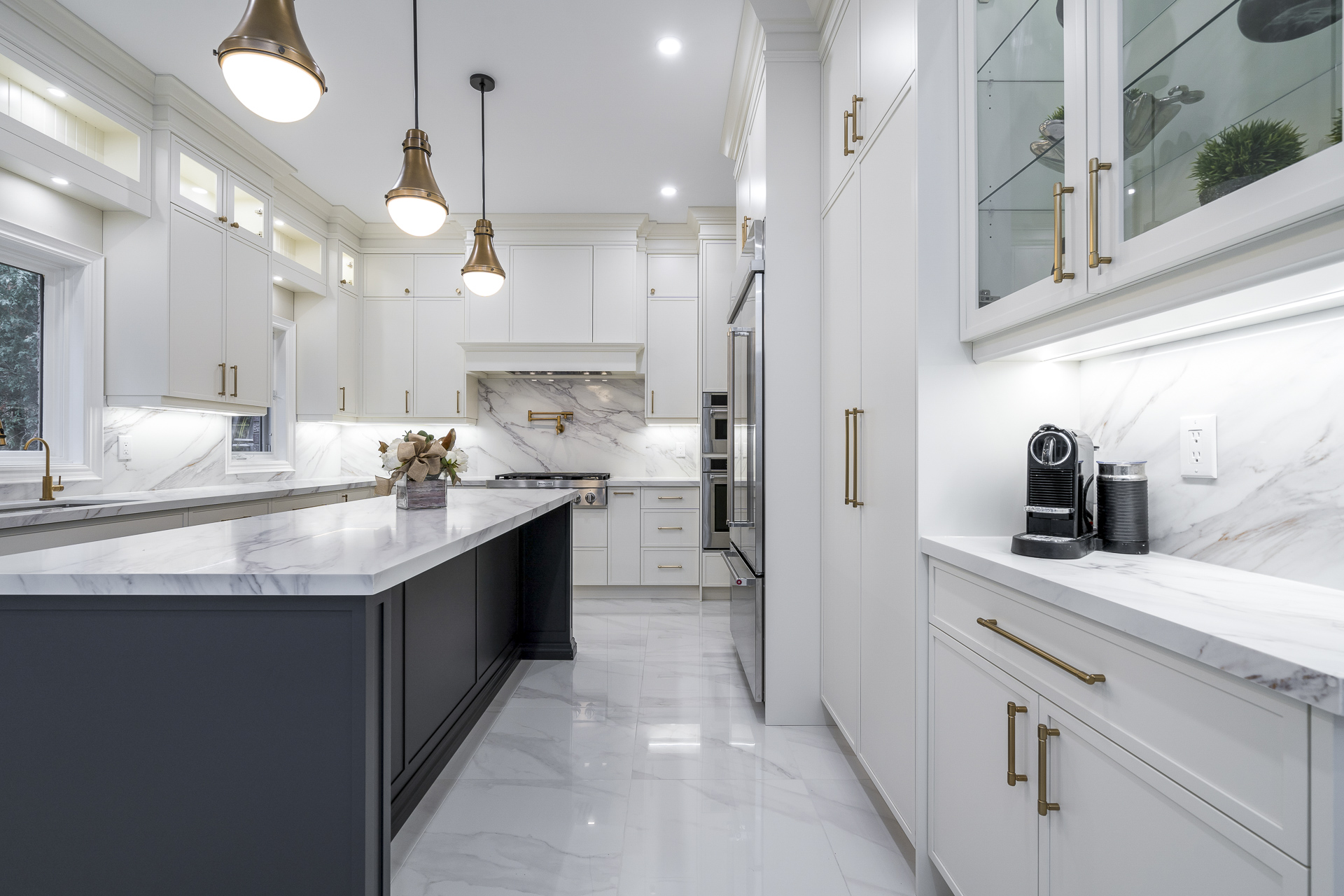 Kitchen interior design and view