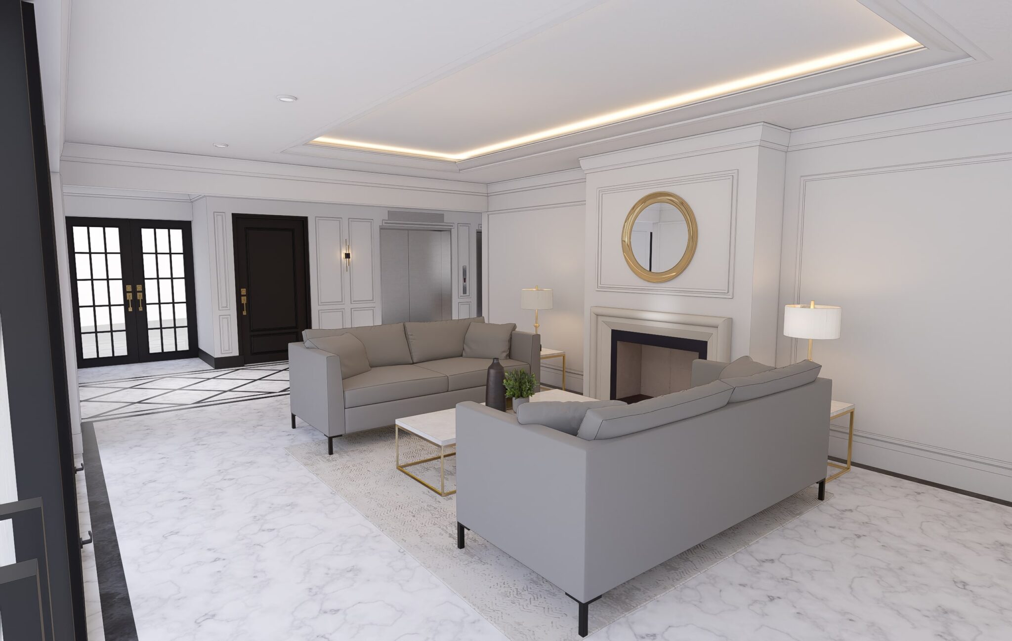 modern and elegant interior designs