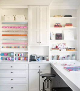 colorful interior design empty nester home